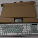 Wireless Keyboard and Mouse Combo, Full-Sized Wireless Keyboard and Adjustable DPI Mouse, 2.4GHz USB Receiver, Silent Keyboard and Mouse for PC, Windows, MAC, Desktop, Laptop (Avocado Green)