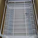 Pull-Out Double/Single Tier Dish Rack for Cupboard, Slide Out Dish Drying Rack for Kitchen Cabinets, Pull Out Drawer for Kitchen Under Sink Organizer (Storage Rack)