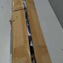 Hand Rails for Outdoor Steps, Metal Stair Railing Handrail, 4 Steps, Black