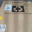 Lasko Oscillating Cyclone Pedestal Fan, Adjustable Height, Timer, Remote Control, 3 Speeds, for Bedroom, Living Room, Home Office, 18", Black, 1843