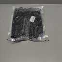 4 x AURUZA Winter Gloves Men Women, Zipper Cycling Gloves Touch Screen, Windproof Warm Gloves Cold Weather, Anti-Slip Sports Gloves for Cycling Driving Running Hiking Climbing Skiing Sports (X-Large, Black)