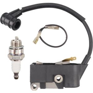 Ignition Coil with Spark Plug for 45cc 52cc 58cc 4500 5200 5800 Chainsaw