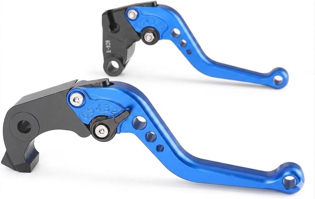 Short Brake Clutch Levers, Steel Brake Lever for Kawasaki Ninja ZX6R, ZX10R, Z750R, Z1000, Z1000SX/NINJA 1000/Tourer F88/K828