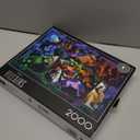 Ceaco 2000 Piece Disney Silver Select Villains Jigsaw Puzzle Relaxing and Fun Activity for Adults, Pieces
