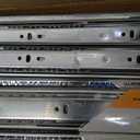 Goldenwarm Soft Close Heavy Duty Drawer Slides 12 Inch, 1 Pair 100lb Load Capacity Ball Bearing Drawer Glides, 3-Section Full Extension Side Mount Rails for Kitchen, Office, Workshop Cabinet