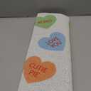 Tinideya Valentine's Day Doormat Conversation Heart Door Mat Candy Non Slip Entrance Floor Rug for Indoor Outdoor Home Bathroom Decor, 17 x 30 Inch