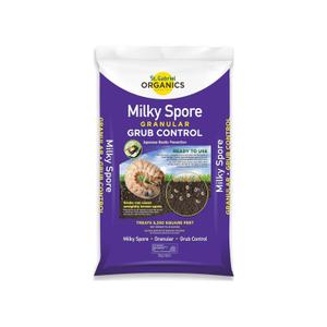 St. Gabriel Organics - 15 Pound Milky Spore Granular Natural Japanese Beetle Grub Control and Repellent for Lawn and Garden Care