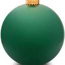 Elf Logic 24” Yardament - Large Inflatable Oversized Christmas Ornament - Outdoor Christmas Decoration - Use as Festive Christmas Yard Decoration (Green)