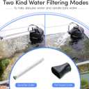 hygger Aquarium Internal Filter, 170GPH Silent Power Filter for 15-30 Gallon Corner Installation, Triple Filtration with Adjustable Flow and Spray Bar