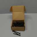 150pcs #6  1-5/8 inchs High Hardness Drywall Screws, Black, Coarse Thread, Phillips Drive, Bugle Head, Black Wood Screws, Wood and More