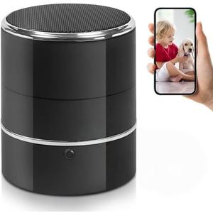 SOPKVL Bluetooth Speaker Camera with 240 Ultra-Wide Angle Lens, WiFi Live Viewing, Motion Detection for Home Office Security(2.4/5G)