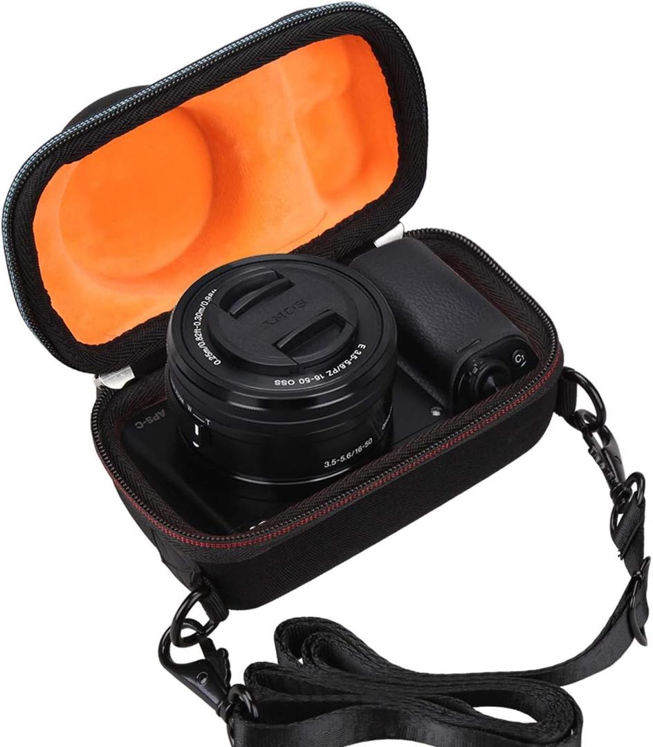 Mchoi Hard EVA Travel Case for Sony Alpha a6000/a6400/a6600/a6100/a5100 Mirrorless Digital Camera, Case Only