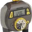 Nelson Dual Outlet Electric Water Timer with Large LCD Display, Multicolor