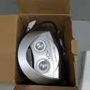 GiveBest Portable Electric Space Heater with Thermostat, 1500W/750W Safe and Quiet Ceramic Heater Fan, Heat Up 200 Square Feet for Office Room Desk Indoor Use, Silver