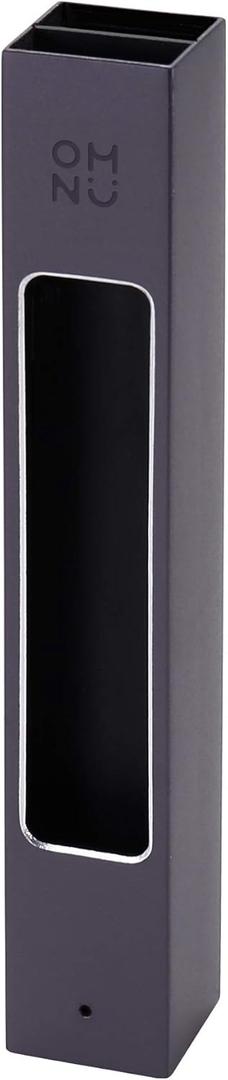 Case with Magnetic Holder, Charger Storage, Extra Storage Pouch and Anodized Metal Protection (Gray)