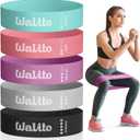 Fabric Resistance Bands for Working Out - Booty Bands for Legs -Glutes Training for Women and Men - Exercise Bands for Squats, Yoga, Physical Therapy - Home Gym Fitness (Colors Set)