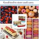 Qunclay 200 Pcs Aluminum Foil Mini Loaf Pans with Lids 6.8 oz Disposable Mini Cake Pan with Lid Rectangle Baking Cups for Party Muffin Cheesecake Ramekins (Multicolor)