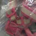 Light Up Dog Harness - LED Dog Harness Rechargeable, No Choke Illuminated Glow Dark Harness Vest Waterproof for Medium Large XL Dogs for Camping Night Safety Walking-Pink,M