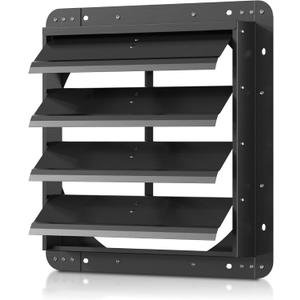 16 Inch Aluminum Automatic Shutter Louver Vent (No Fan Blades and Motor) for Home Attics, Workshops, Barn, Greenhouse