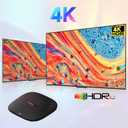 Xiaomi Android TV Box S 3rd Gen, 4K UHD Google TV Box Dolby Vision Atmos & DTS:X, 2GB + 32GB Storage WiFi 6 HDMI 2.1 360 Bluetooth Remote Voice Control for Television Internet Streaming Connection