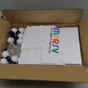 Marquee Numbers 3 Feet Tall Big Light Up Numbers 6th 16th 60th Happy Birthday Decorations Sweet 16 White Anniversary Party Decor Large Cardboard Prop Backdrop Sign 6