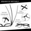 5 x NORPERWIS 5 Pairs Reading Glasses Spring Hinge Blue Light Blocking Readers Glasses for Men and Women (Mix Color-1, 2.50)