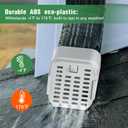 3"x4" Type-A Gutter Downspout Connector, Outlet Filter and Leaf Guard for Bottom of Downspouts