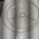 Oneach 62" Gold Floor Lamp for Living Rooms Tall Arc Standing Lamps for Bedrooms Industrial Corner Nursery Girls Kid Vintage MidCentury Modern Reading Light Office Antique Brass Shade Lantern