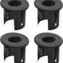 4Pcs Parking Assist Sensor Bracket Bezels, PDC Sensor Bracket Replacement for Chevrolet Avalanche 2007-2013, GMC Sierra 1500, Sierra 2500 HD, Sierra 3500 HD 2007-2014, Replaces# 25844782