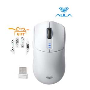 SC580 Tri-Mode Wireless Gaming Mouse,2.4G/BT5.0/USB-C Lightweight Gaming Mouse, 12000 DPI Rechargeable
