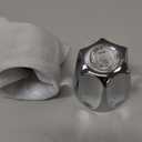 Enhon 2 Piece Shower Knob Replacement, Hot and Cold Faucet Knobs Compatible with Price Pfister Verve Tub Shower, Include 2 Faucet Handles and 2 Screws for Remodeling Trim Kit(Chrome)