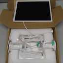 2 Pack Solar Panel for Ring Camera/Wyze Cameras, 8W Solar Charger Compatible with Stick Up Cam Pro/Plus & Spotlight Cam (Battery) Plus/Pro - Waterproof, 16ft Long Cable, DC3.5mm & USB C Ports, White