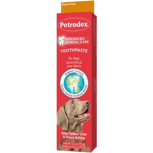 Petrodex Toothpaste for Dogs and Puppies, Cleans Teeth and Fights Bad Breath, Reduces Plaque and Tartar Formation, Enzymatic Toothpaste, Peanut Flavor, 2.5oz (2.5 Ounce (Pack of 1))