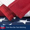 American Flag 3x5 FT for Outside Premium Heavy-Duty 420D Polyester US Flag for High Wind Outdoor Long Lasting - Brass Grommets, Embroidered Stars & Sewn Stripes, Fray & Fade Resistant, Tear Resistant