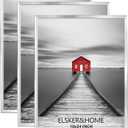 ELSKER&HOME 18x24 Silver Poster Frame 3 Pack, Picture Frame for Horizontal or Vertical Wall Mounting,Sturdy and Scratch-proof