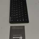 TECKNET 2.4G Wireless Keyboard - Mini Compact Keyboard with Media Hotkeys, 12-Month Battery Life, Compatible with PC, Desktop, Laptop, Smart TV - Black