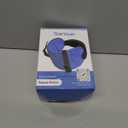 Travel Pillows for Airplanes, Airplane Pillow for Long Flight, Airplane Head Strap with Sleep Eye Mask, 360 Support Headrest for Car Trip, Travel Essentials Stop Bobblehead, Mottled Blue