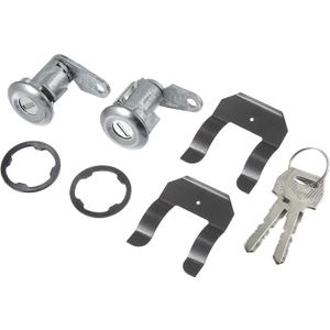 X AUTOHAUX 1Set DL15500 Car Door Lock Cylinder W/Keys for Ford F250 F350 1967-1979