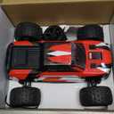 ARRMA RC Truck 1/18 Granite GROM MEGA 380 Brushed 4X4 Monster Truck RTR with Battery & Charger, Red, ARA2102T2