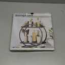 Makeup Organizer for Vanity, Black Gold Perfume Organizer for Dresser, 2-Tier Bathroom Countertop Organizers, Bathroom Counter Shelf Skincare Holder Perfume Tray Cosmetic Display