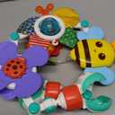 Lynncare Adjustable Arch Bassinet Toys for Infant & Toddlers, Stroller Arch, Baby Crib Toys with Fascinating Hanging for Stimulating Baby’s Senses and Developing Motor Skills