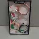 Screen Protector Compatible with Samsung Galaxy Watch 7 40mm, 5+5 Pack HD Tempered Glass Protective Film and Hard PC Bumper Case for Samsung Galaxy Watch 7, Face Cover for Samsung Watch 7 40mm (Black/Clear/Rosegold/Pink/Starlight)