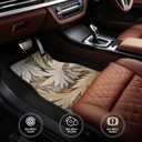 Car Floor Mats,Vehicle Front Rear Carpets Mats Universal Car Rugs,Car Accessories for Truck,Autumn Leaves (AutumL)