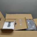 SereneLife Inflatable Bathtub with Bubble Massage Mat, Comes with a Matching Inflatable Pillow, Cup Holder & Remote Control for LED Lighting and Bubble Mat, Featured with Backrest and Armrests Support (White, Grey)