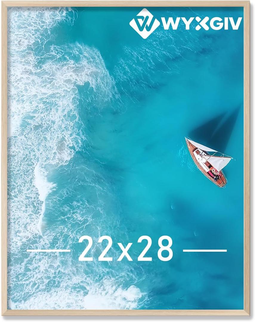 Natural 22x28 Picture Frame Lightweight yet Durable Frame Wall Hanging