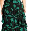City Chic Women's Plus Size Maxi Dress - Joelle Print (Black, 18)