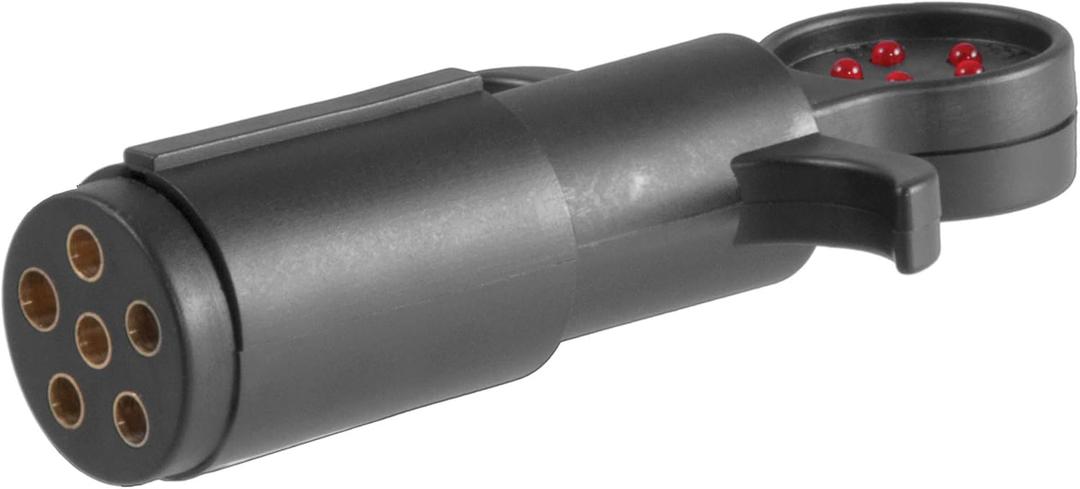 CURT 58650 6-Pin Round Trailer Wiring Towing Vehicle Socket Tester