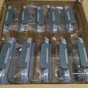 KOMUEE 10 Packs 30 oz Glass Meal Prep Containers,Glass Food Storage Containers with Lids,Airtight Lunch Bento Boxes,Microwave,Freezer and Dishwasher,Gray