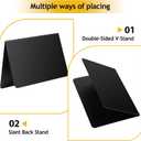 4 x 4" x 3" Mini Chalkboard Signs for Food, 28 Pack Mini Table Chalkboard Signs for Buffet, Reusable Drink and Food Signs for Buffet Display, Party and Bakery