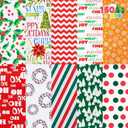 JOYIN 150 Sheets Christmas Tissue Paper Assortment (Ten Colors), 20''x20'' Wrapping Papers for Christmas Party Gift Supplies, Craft Decor, DIY Crafts, Bag&Box Gifts Wrapping